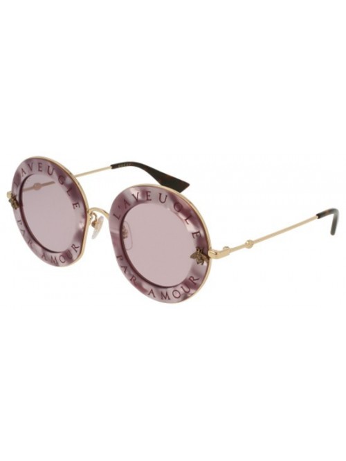 Slnečné okuliare GUCCI, model GG0113 violet pink