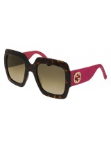 Slnečné okuliare GUCCI, model GG0102 pink brown havana