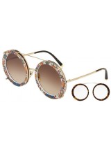 Slnečné okuliare Dolce & Gabbana, model DG2198 round hawai