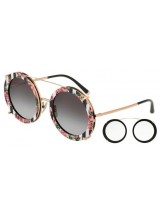 Slnečné okuliare Dolce & Gabbana, model DG2198 round black romantic