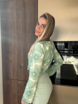 Čipkový top Leyce krátky